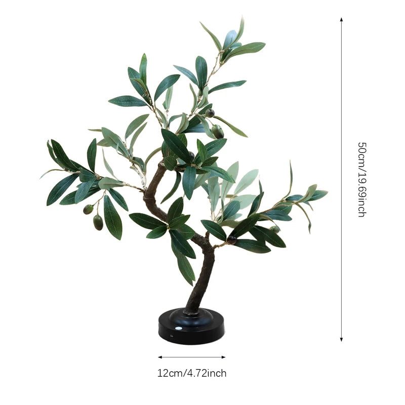 LED Green Tree Table Lamp