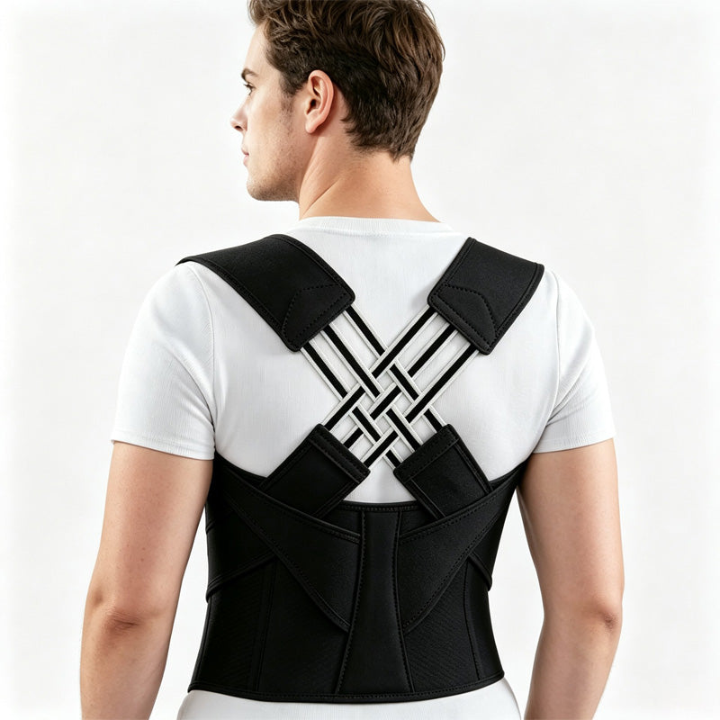 Adjustable Posture Corrector worn