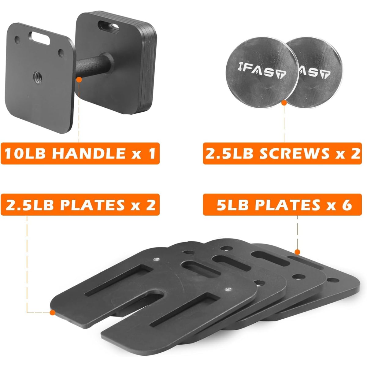 9-in-1 Adjustable Dumbbell Set