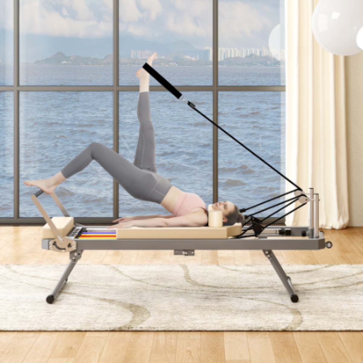 Foldable Pilates Reformer Board - main