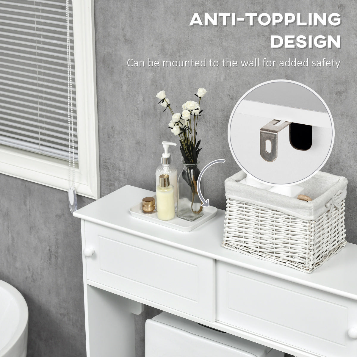 Over-the-Toilet Storage Cabinet - detail