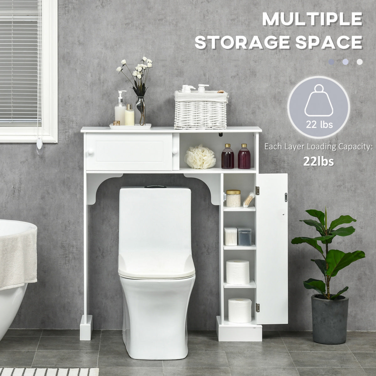 Over-the-Toilet Storage Cabinet - detail