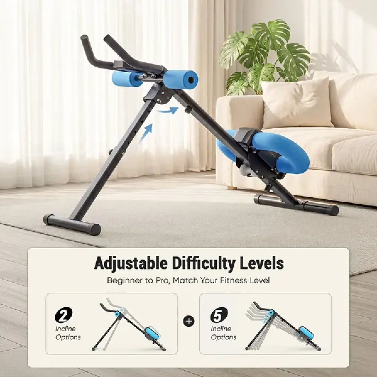 Foldable Ab Trainer Machine