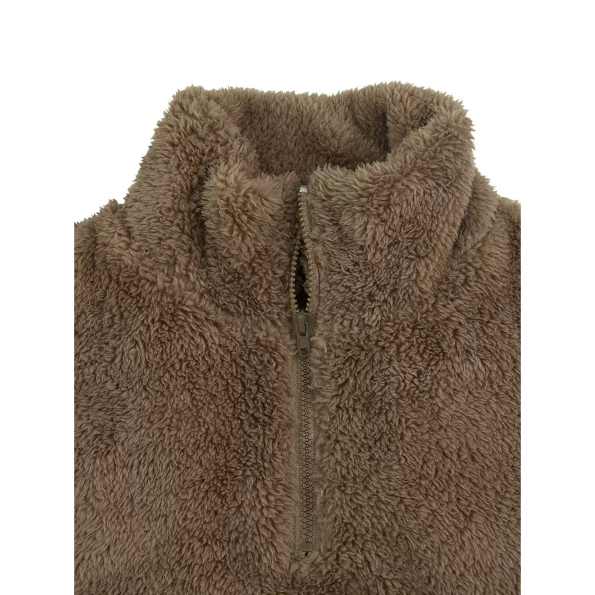 Zip-Front Fleece Two-Piece Loungewear Set detail