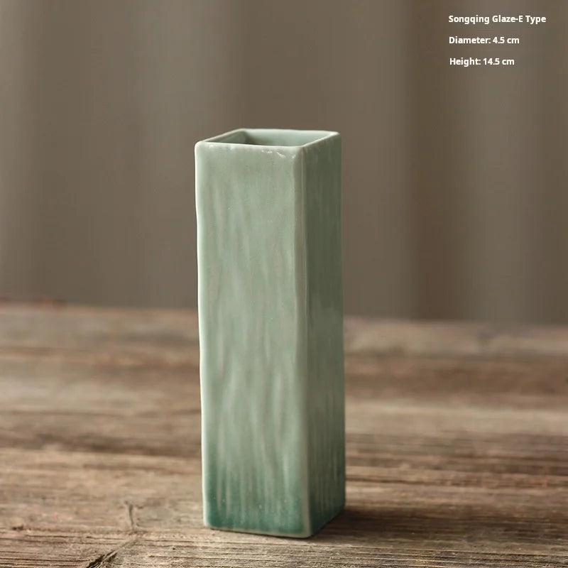Nordic Style Simple Ceramic Vase Decoration Living Room Mini Flower Vase Decoration Arrangement Hydroponic Plant Small Vase
