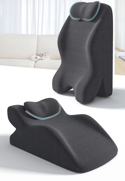 Memory Foam Reading Pillow with Chest Support Bed Sex Aid Pillow with Knitted Neck Design New for Prone Sleeping
