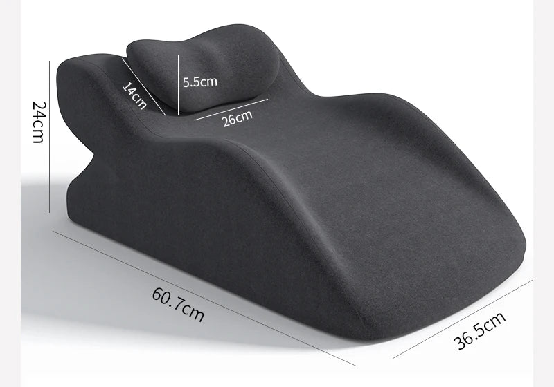 Memory Foam Reading Pillow with Chest Support Bed Sex Aid Pillow with Knitted Neck Design New for Prone Sleeping