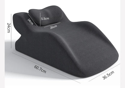 Memory Foam Reading Pillow with Chest Support Bed Sex Aid Pillow with Knitted Neck Design New for Prone Sleeping