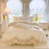 King Big Red Burgundy Plain Solid Quilts Sheets Woven Design for Wedding Bed Covers Winter Velvet Duvet Cover Set