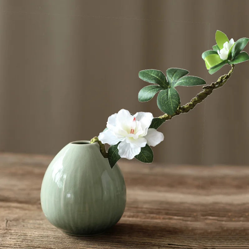 Nordic Style Simple Ceramic Vase Decoration Living Room Mini Flower Vase Decoration Arrangement Hydroponic Plant Small Vase