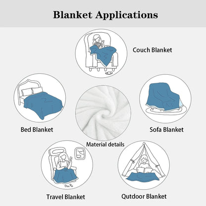 Camper Forest Plush Travel Blanket