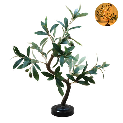 LED Green Tree Table Lamp