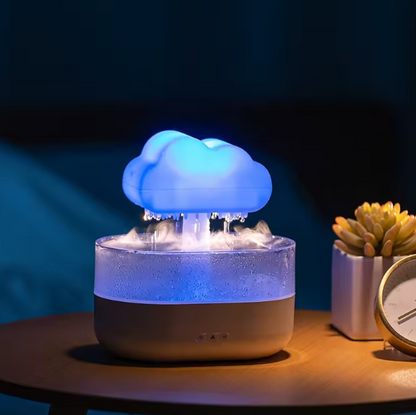 CloudGlow™ LED Rain Humidifier & Ambient Night Light
