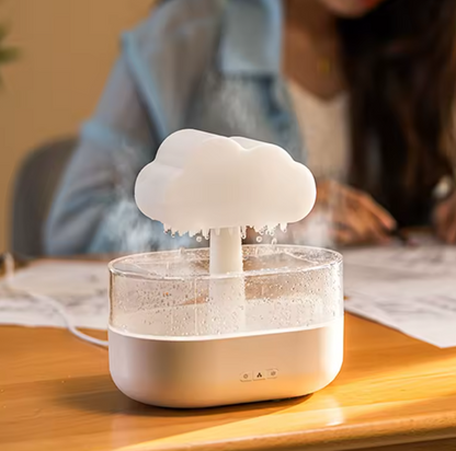 CloudGlow™ LED Rain Humidifier & Ambient Night Light