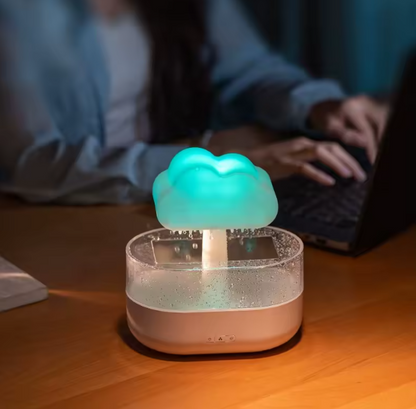CloudGlow™ LED Rain Humidifier & Ambient Night Light