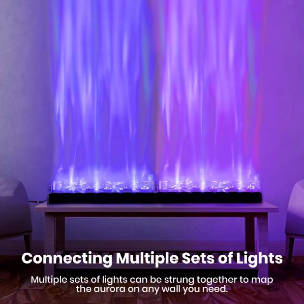LumiFlame™ Smart LED Waterfall Fireplace — App Controlled