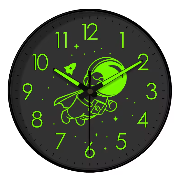 GlowDeer Luminous Wall Clock