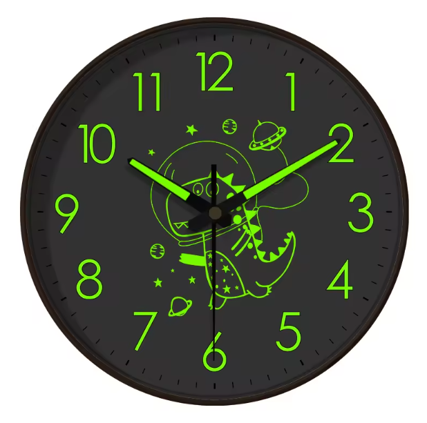 GlowDeer Luminous Wall Clock