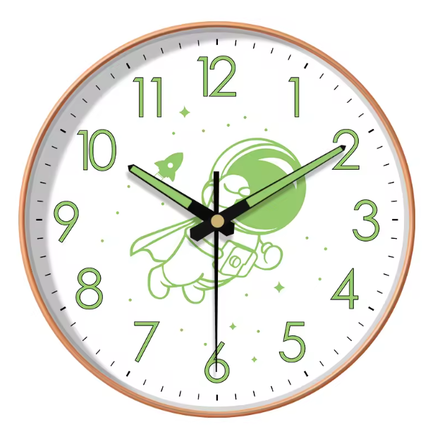 GlowDeer Luminous Wall Clock