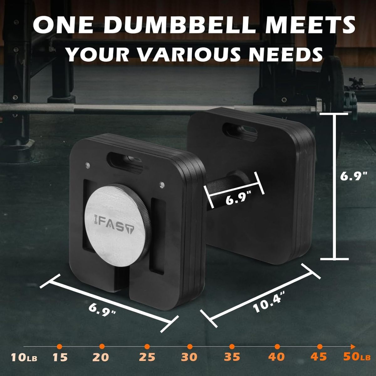 9-in-1 Adjustable Dumbbell Set