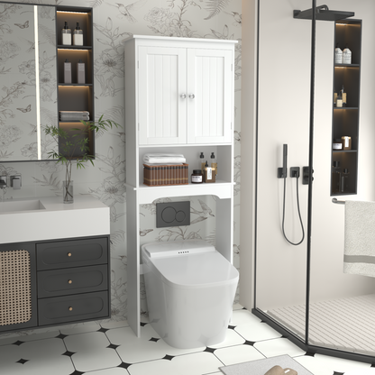 Wood Over-the-Toilet Storage Cabinet - main