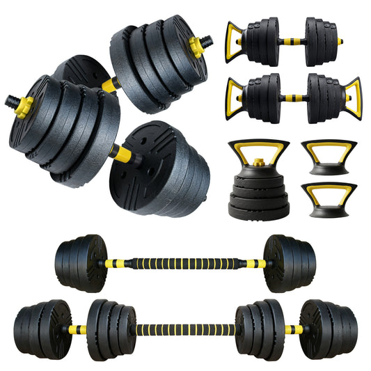 5-in-1 Adjustable Dumbbell Kettlebell Set