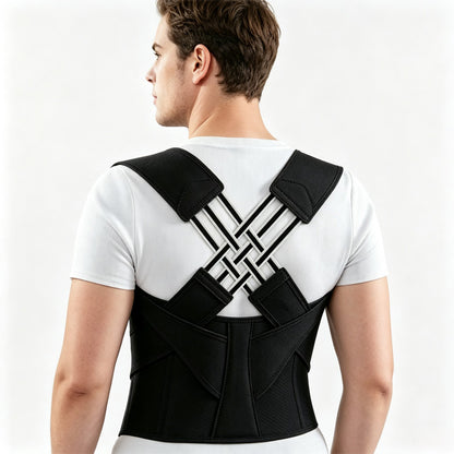 Adjustable Posture Corrector worn