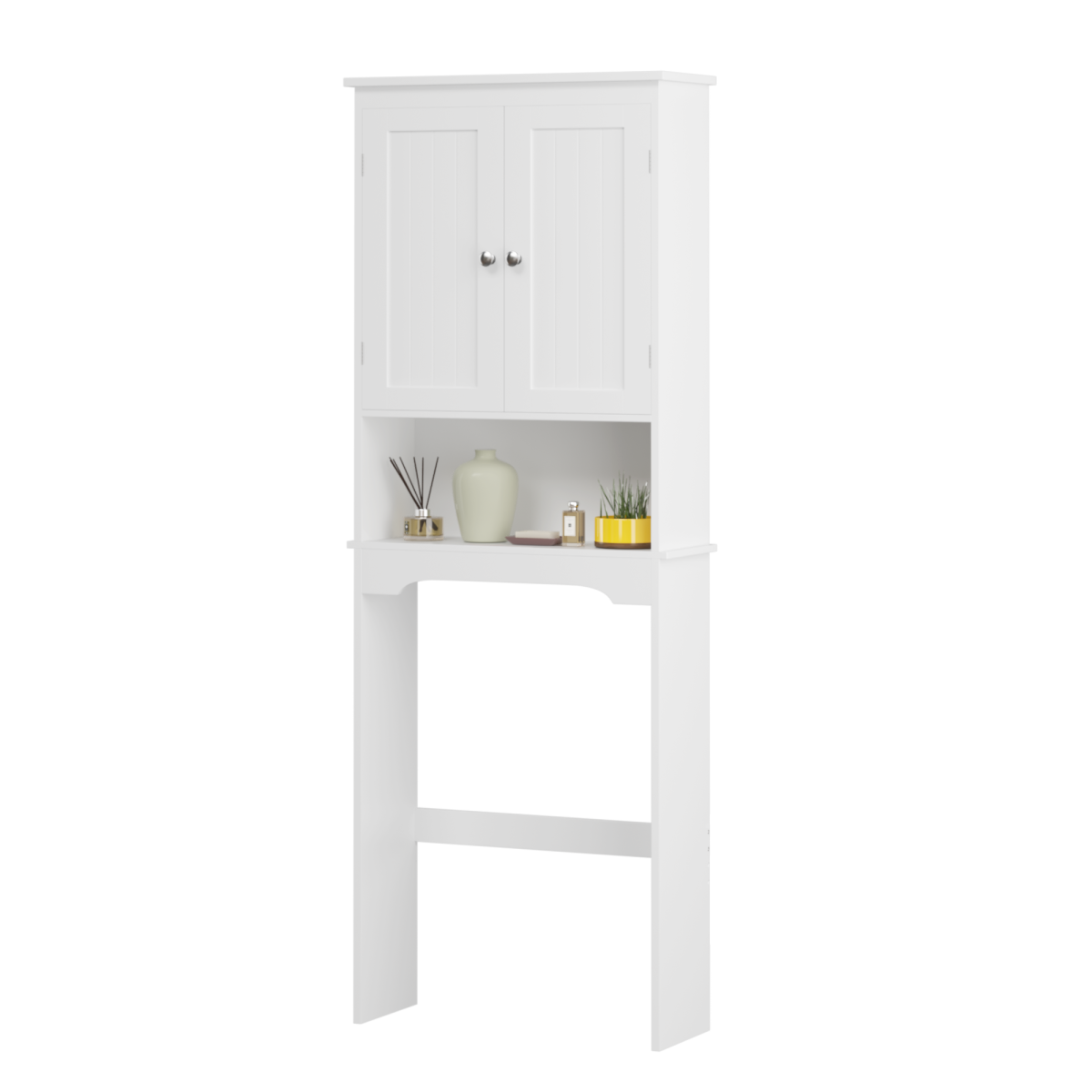 Wood Over-the-Toilet Storage Cabinet - detail